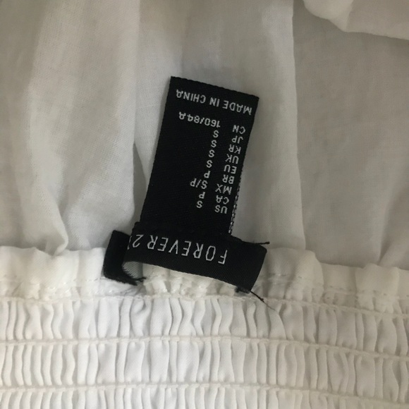 small off the shoulder  F21 dress with tassels - Picture 3 of 3